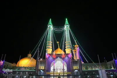 حرم کریمه اهل بیت(ع) در شب عید غدیر