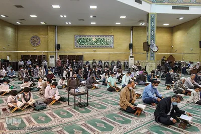 محفل انس با قران در مسجد صاحب‌الزمان سعادت آباد