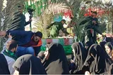 تشییع پیکر شهید گمنام در قصرشیرین