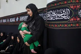 مراسم شیرخوارگان حسینی در حرم عبدالعظیم حسنی