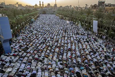 اقامه نماز عید سعید فطر در بین الحرمین