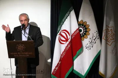 سعید اوحدی در پنجمین دوره اعطای جایزه هنری «غدیر»