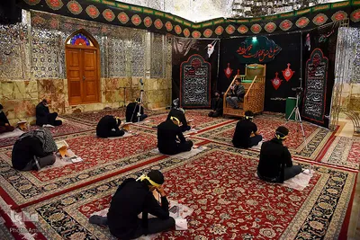 هیئت دانش آموزی‎ در حرم مطهر سید میر محمد (ع)