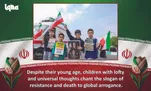 Crianças Iranianas Entoam o Slogan da Resistência
