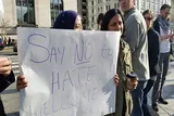 تجمع اعتراضی در واکنش به برنامه هتک حرمت قرآن در «همترامک» آمریکا