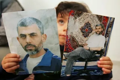 Yahya Sinwar, neuer Generalsekretär der Hamas, in verschiedenen Phasen seines Lebens