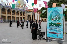میلاد امام رضا در حرم شاهچراغ(ع)