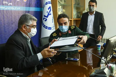 امضای تفاهم نامه همکاری جهاد دانشگاهی و بسیج سازندگی