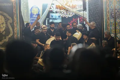 آئین مشعل گردانی عزاداران حسینی در دولت آباد تهران