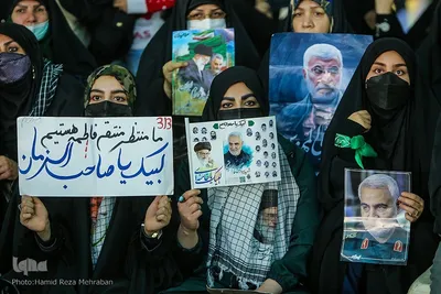مراسم بزرگداشت سالروز شهادت سردار سلیمانی در مصلی تهران
