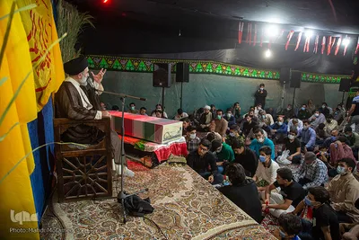 مراسم وداع با شهید گمنام در قزوین