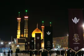 حرم کریمه اهل بیت در شب شهادت حضرت زهرا(س)