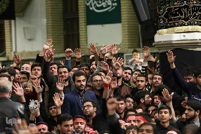 مراسم عزاداری شام شهادت حضرت فاطمه زهرا (س) در حسینه امام خمینی