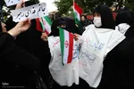همایش زینبیون و کفن پوشان در محکومیت جنایات آمریکا و اسرائیل