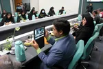 نشست خبری رمضانی دبیر کل نهاد کتابخانه‌های عمومی کشور در یزد‎‎