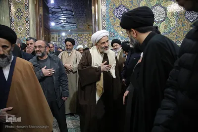 مراسم یادبود آیت‌الله سید محمد شاهچراغی در قم