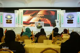 مرحله نیمه نهایی متسابقان سومین دوره مسابقات بین‌المللی قرآن بانوان