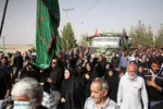 تشییع پیکر جان‌باختگان حادثه قطار مشهد ـ یزد