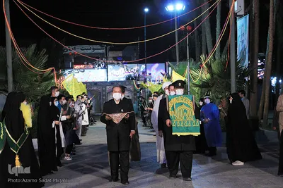 جشن میلاد امام رضا در امامزاده سیدجعفر محمد (ع) یزد‎