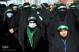 زائرین پیاده روی اربعین حسینی