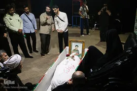 وداع با پیکر شهید محمد رونقی پس از ۲۹ سال
