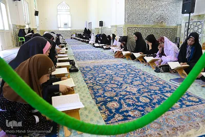 آیین جزء خواني قرآن‌کریم در آستان امامزاده عبدالله(ع)شهرری