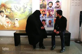 آئین افتتاحیه نمایشگاه«آیینه‌های بی‌زنگار»
