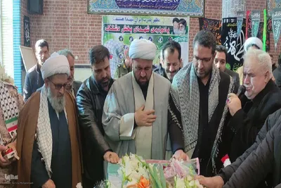 مراسم وداع پیکر شهید گمنام در چالدران