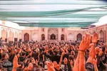 آیین عزاداری ۱۳ محرم در مسجد ملااسماعیل یزد‎