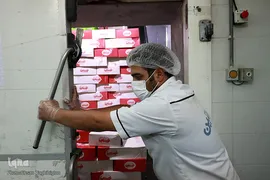 توزیع نذورات حسینیه اعظم زنجان