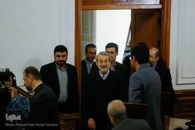 نشست خبری علی لاریجانی، رئیس مجلس شورای اسلامی