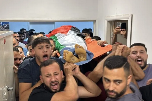 Israel Encourages Ethnic Cleansing against Palestinians: Rights Group Funeral of a Palestinian killed by Israeli forces