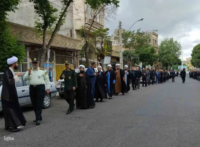 مراسم عزاداری خیابانی به مناسبت سالگرد ارتحال حضرت امام خمینی(ره) در اهر

