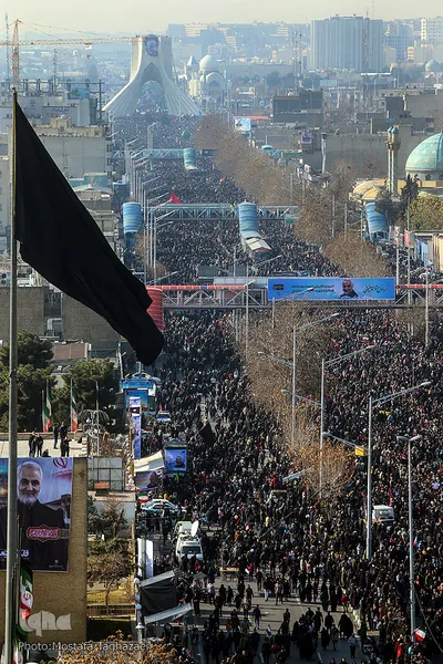 تشییع میلیونی سردار سپاه اسلام سپهبد شهید حاج قاسم سلیمانی