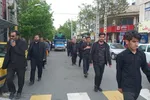 مراسم سوگواری و عزاداری خیابانی سالروز شهادت حضرت امام جعفر صادق(ع) در اهر