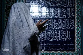 مراسم اعتکاف بانوان در مسجد باغستانی
