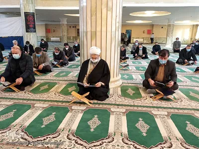 مراسم ختم قرآن به مناسبت ایام شهادت حضرت فاطمه(س) در اهر
