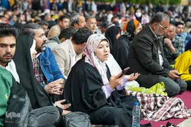 تحویل سال نو در حرم شاهچراغ(ع)