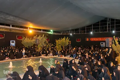 مراسم سوگواری شب تاسوعا در هیئت قرآنی علمدار ظهور اصفهان
