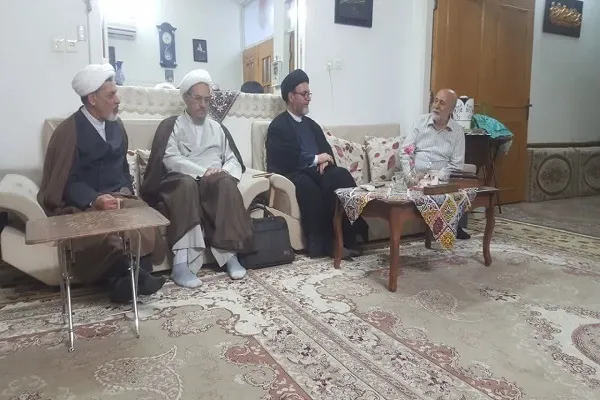 عیادت حجت‌الاسلام رفیعی از پژوهشگر برجسته تاریخ اسلام
