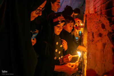  عزاداری شب شام غریبان در شهر ری
