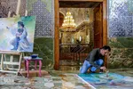 کارگاه نقاشی « قرمز پر رنگ» یادمان شهدای حمله تروریستی حرم شاهچراغ(ع)