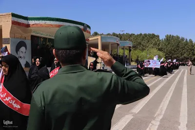 رزمایش جهادگران فاطمی در تبریز‎