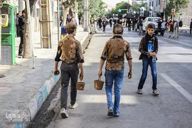 عاشقان حسینی در گل گیران بیجار