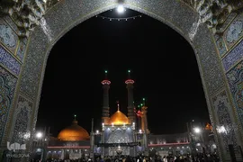 عزاداری شب شهادت امام جواد(ع) در حرم حضرت معصومه(س)