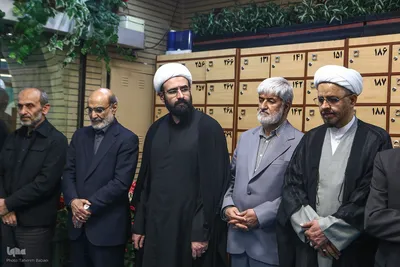 مراسم یادبود شهید دکتر علی لاریجانی در مسجد بلال رسانه ملی