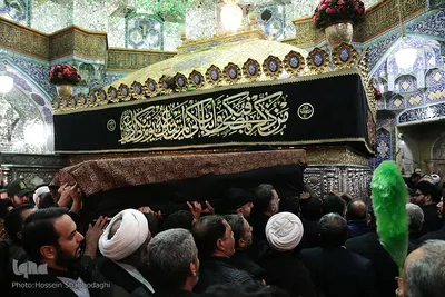 مراسم تشییع پیکر مرحوم آیت الله رسولی محلاتی در شهر مقدس قم
