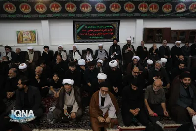 عزاداری روز شهادت امام رضا در دفتر مراجع