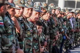مراسم بدرقه شهید ۴ساله حادثه تروریستی اهواز