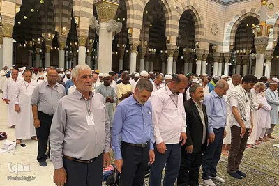 حال و هوای زائران ایرانی در حرم مطهر نبوی را در ایام حج تمتع